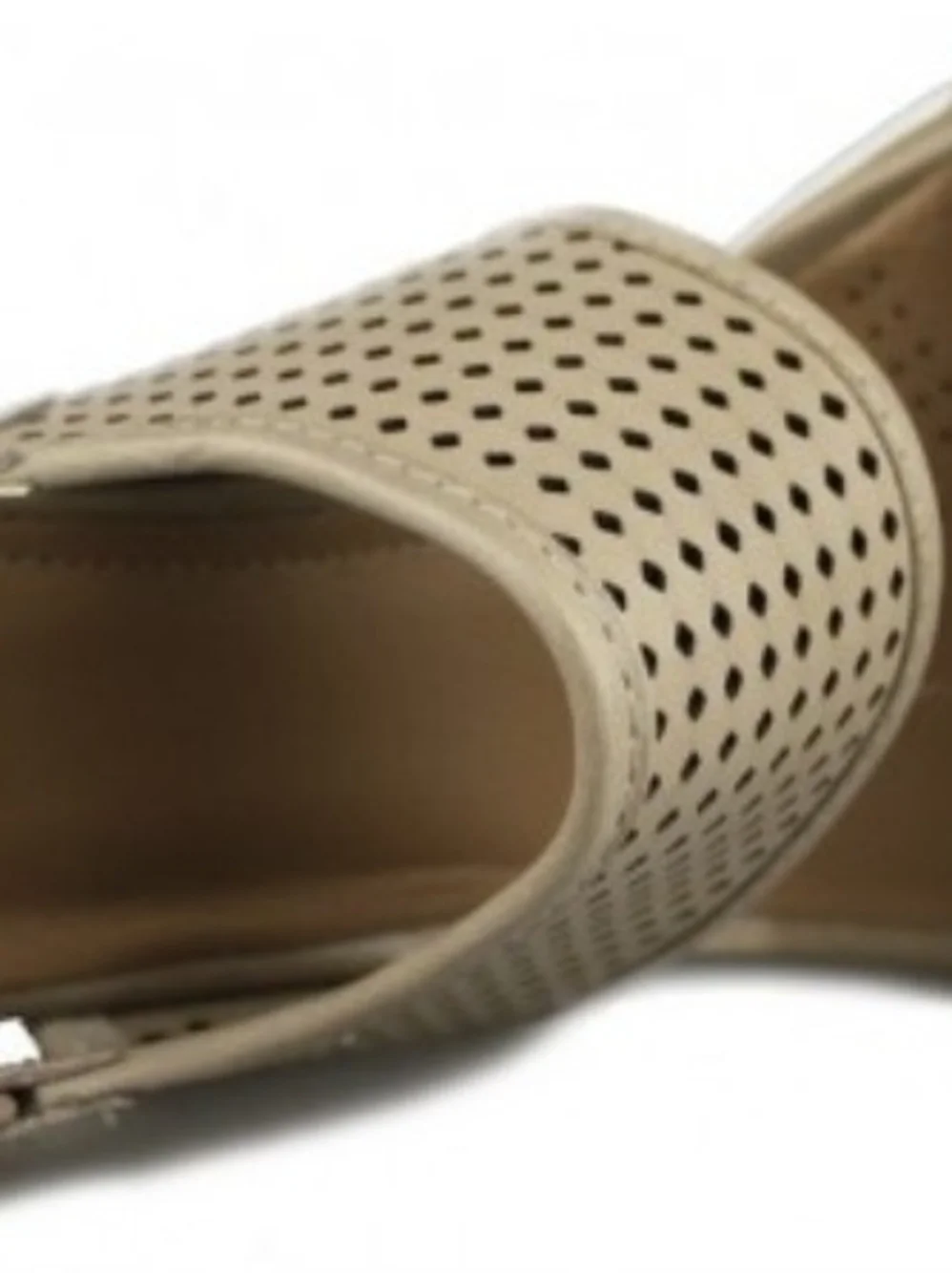 Clarks Women's Neutral Gray Block Heel Sandals